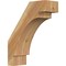 Ekena Millwork 6"W x 16"D x 20"H Merced Rough Sawn Knee Brace, Western Red Cedar BRC06X16X20MRC00RWR - alternate 1